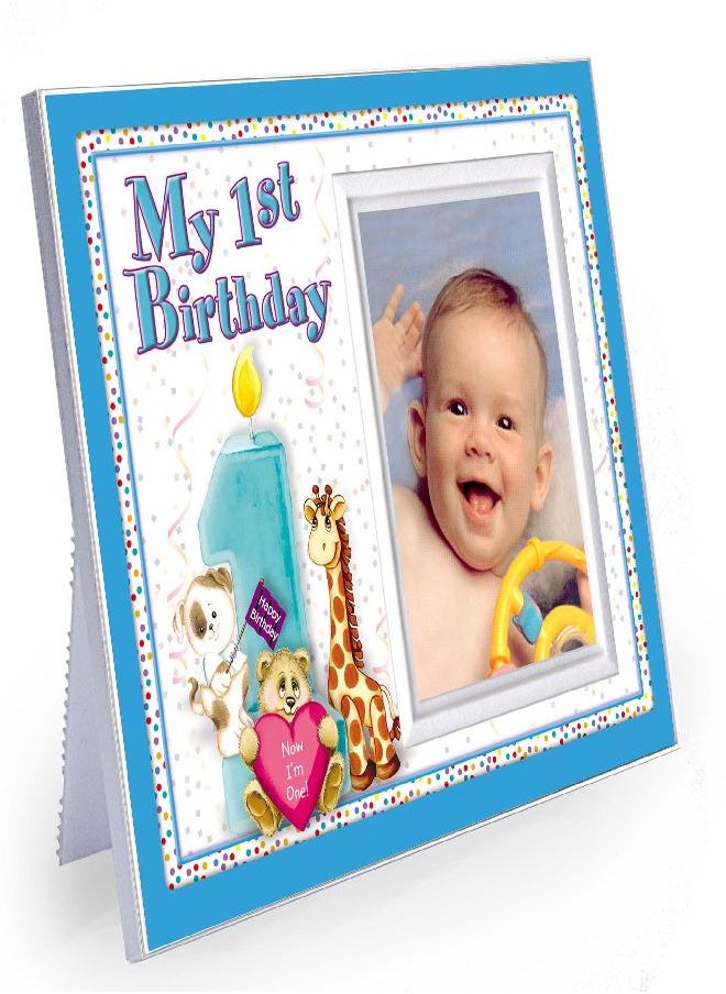 Expressly Yours! Photo Expressions My First Birthday - Picture Frame Gift - Boy  - Image 1