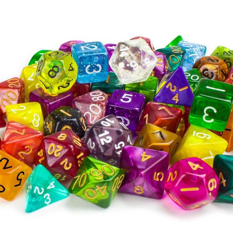 Wiz Dice Series II - DND Dice Set (105 Dice, 15 Sets of 7 Unique Colors) Role Playing Dice Accessories for TTRPG MTG Dice Games -D&D Dice Game Sets in Unique Finishes - Image 2