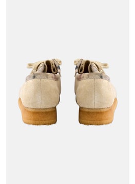 clarks Women Wallabee Lace Up Casual Shoes, Beige  - Image 2