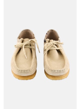 clarks Women Wallabee Lace Up Casual Shoes, Beige  - Image 4