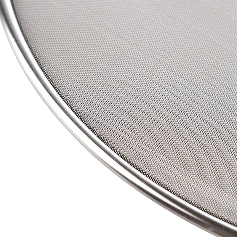 1pc 21cm Air Fryer Mesh Stainless Steel Anti Grease Splash Scald Proof Frying Pan Cover Oil Net - Image 4