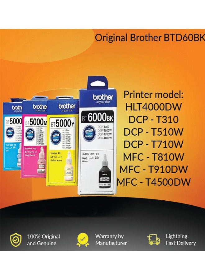 brother BT5000C + BT5000M + BT5000Y + BT6000BK Combo Set Bottles Multicolour - Image 3