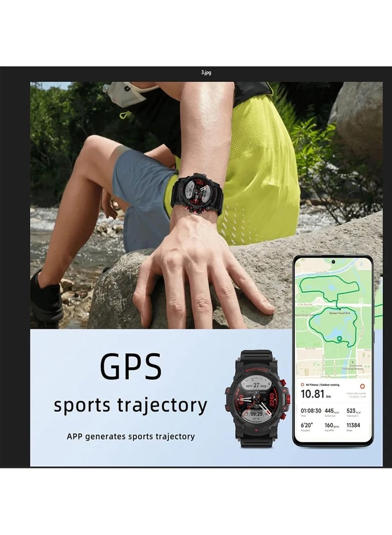 PEJE PEJE 1.39" GPS Smart Watch – Advanced Sports Tracking, Real-Time Route Mapping, and Durable Design for Active Lifestyles - Image 3