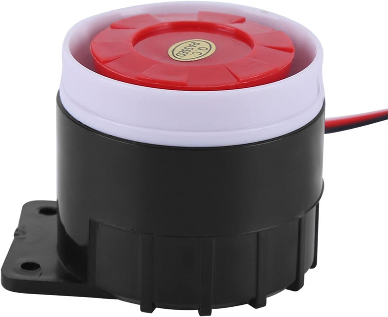 GLOGLOW Home Appliance Components Sound Alarm System for Home Security, with Easy Installation Plug and Play, 12V DC Wired Mini Alarm 110 DB Horn, Loud 12V Wired Mini Horn - Image 4
