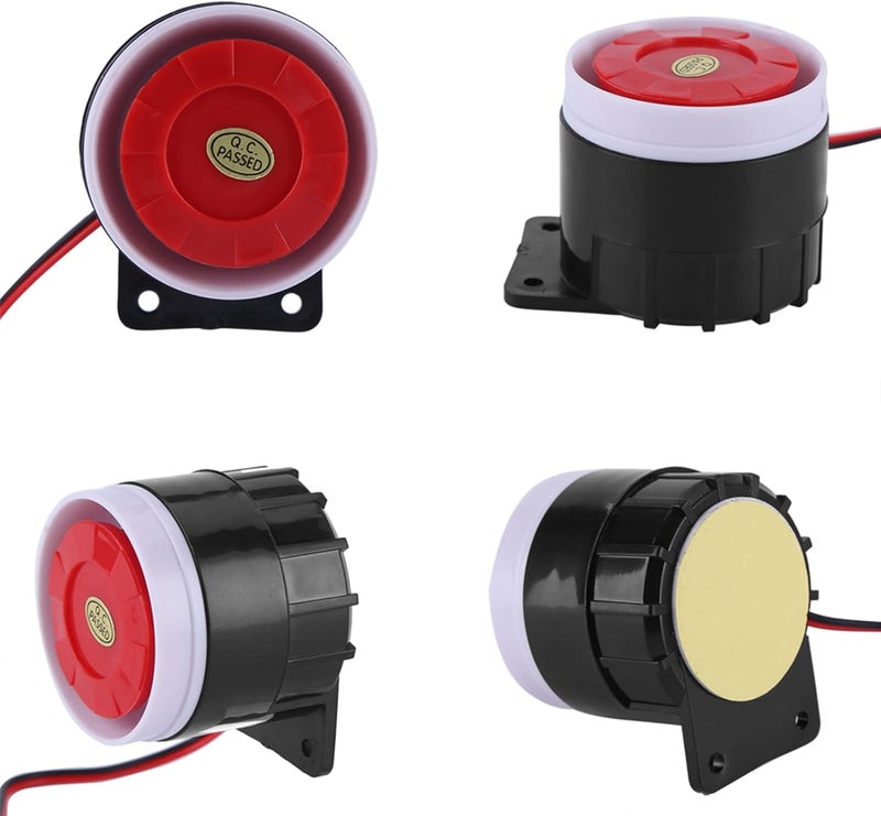GLOGLOW Home Appliance Components Sound Alarm System for Home Security, with Easy Installation Plug and Play, 12V DC Wired Mini Alarm 110 DB Horn, Loud 12V Wired Mini Horn - Image 5