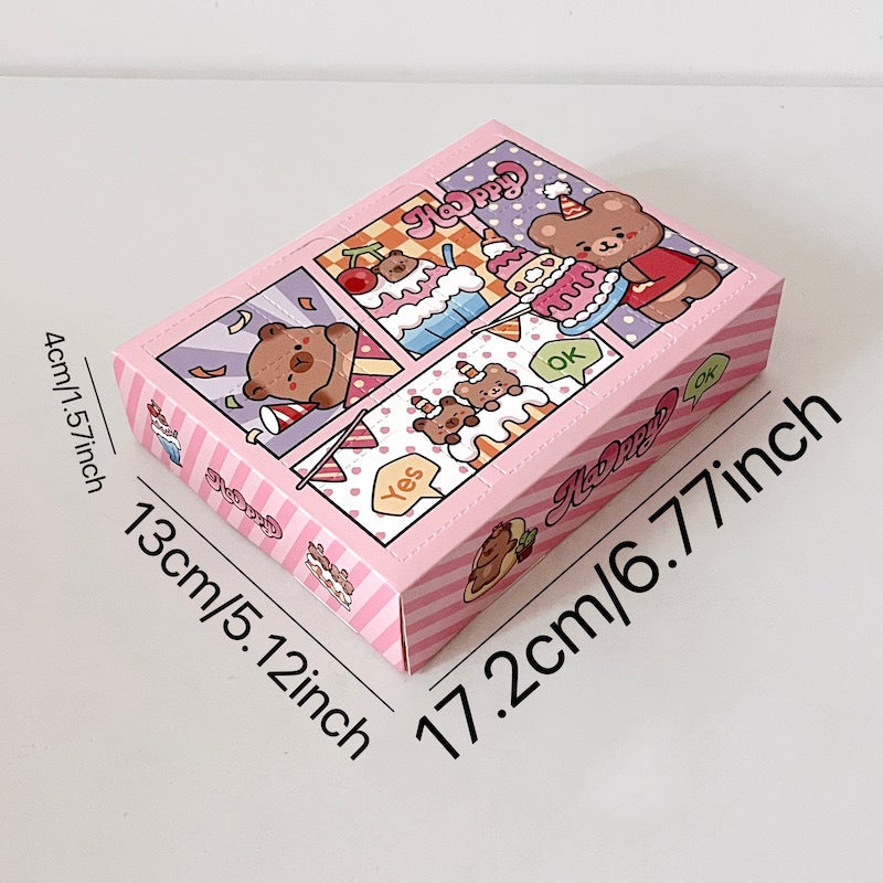 Surprise Blind Box Gift Set - 12 Grid Paper Craft Toy for Valentine's Day Birthday