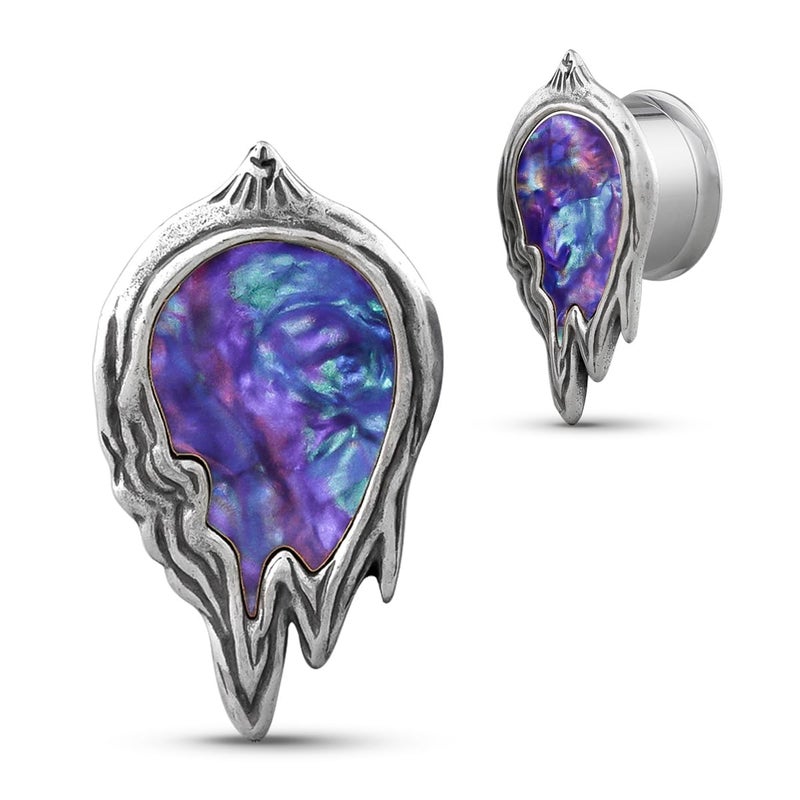 COOEAR Stainless Steel Ear Tunnel and Plug Flesh Gauges for Earrings Melt Photo Frame Design Piercing Expander Stretchers 2g - Image 2