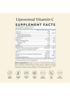 Cymbiotika Liposomal Vitamin C 1000Mg, Healthy Immune System Support, Boost Collagen Production, Citrus Vanilla Flavor, 15 Ml Pouches (Pack Of 30)  - Image 4