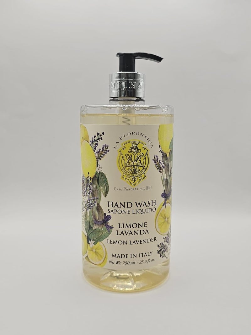 Lemon Lavender Hand Wash 253 Fl Oz Made in Italy