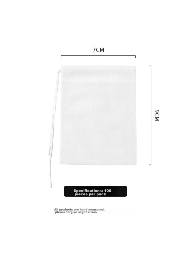 Bai Jie Baijie Tea Bags, Chinese Herbal Medicine Gauze Bags, Spice Bags, Filter Bags, Marinade Bags, Gauze Bags, Non-woven Chinese Herbal Medicine Bags, 100 Pieces  - Image 2