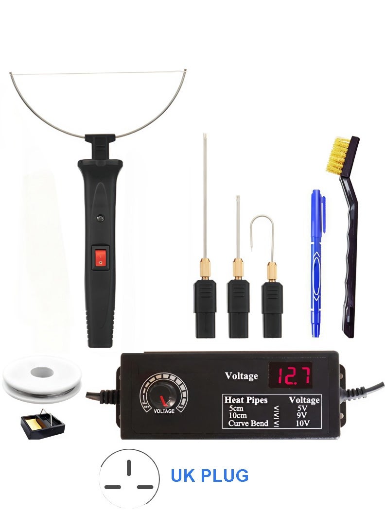 TLAXCA 4 in 1 Foam Cutter Set With Digital Voltage Controller,  Electric Cutting Machine Pen Tools Kit, 100-240V /18W Styrofoam Cutting Pen with Electronic Voltage Transformer Adaptor  - Image 1