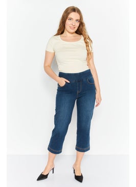 Gloria Vanderbilt Women Regular Fit Washed Stretchable Jeans, Blue  - Image 3