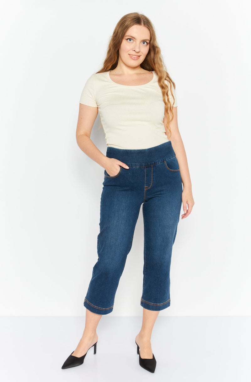 Gloria Vanderbilt Women Regular Fit Washed Stretchable Jeans, Blue - Image 3