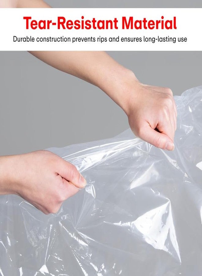 PRIME PICK Jumbo Vacuum Storage Bag Compression Organizer Hand Pump Included Space Saving Multi Purpose Use Durable Plastic Clothes Bedding Travel Blue 100x80 cm - Image 2