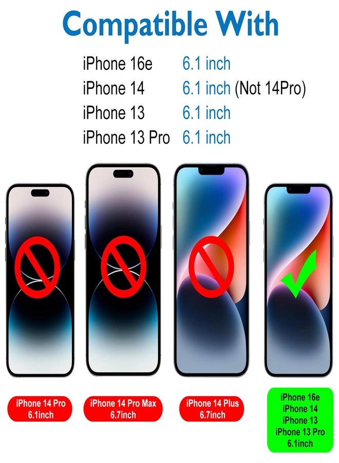 Mothca 2 Pack Matte Glass Screen Protector for iPhone 16e / iPhone 14 / iPhone 13 / iPhone 13 Pro [6.1 Inch] Anti-Glare & Anti-Fingerprint Tempered Glass, [Easy Installation Frame] Smooth as Silk - Image 2