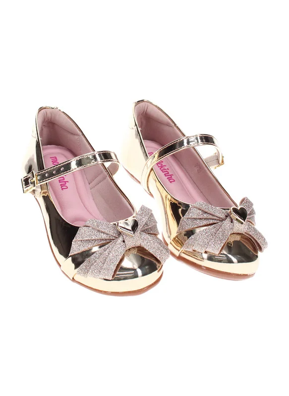 MOLEKINHA Molekinha Junior Girls Ballerinas Golden | Made In Brazil