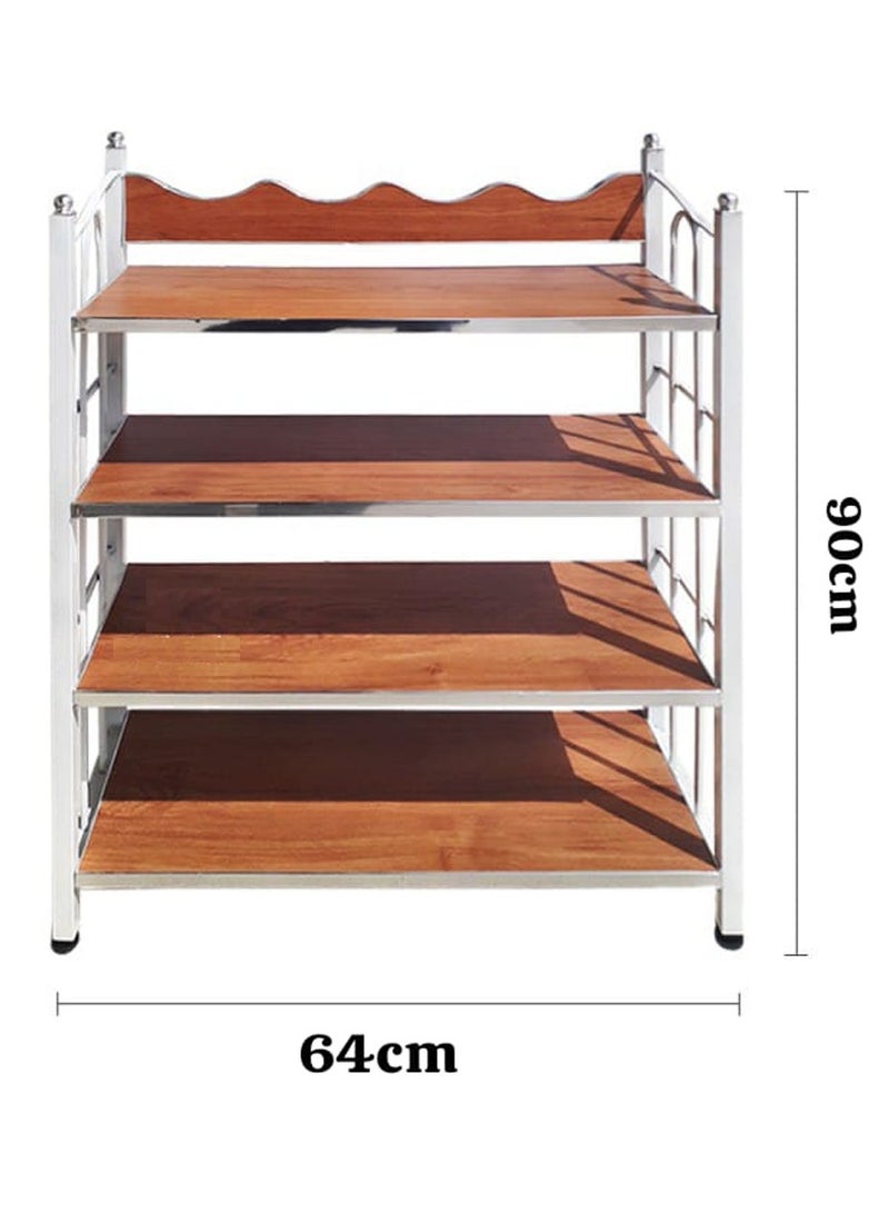 DubaiGallery رف الأحذية، رفوف تخزين الأحذية متعددة الطبقات، منظم منزلي مبتكر، رف أحذية بسيط متعدد الوظائف، خزانة أحذية فنية عصرية سعيدة - Image 2