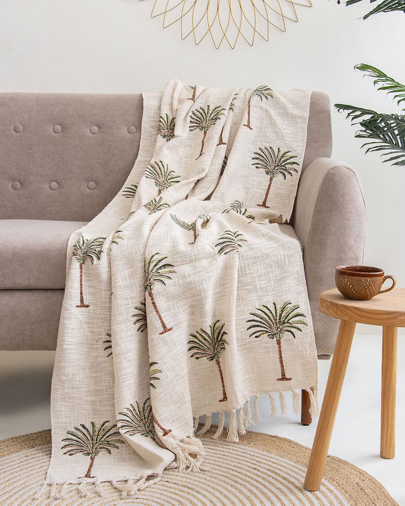 DMAASA Soft Cotton Throw Blanket 50x60 Inches Cozy and Lightweight, Perfect for Sofa, Bed, and Travel – Ideal for All Seasons (Multi-Color_06) - Image 2