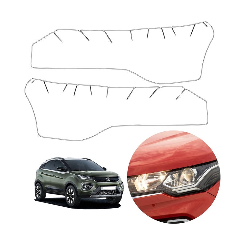 10H2 Self Adhesive Car Headlight Tempered Glass | Headlight Protector | Scratch Resistant | DIY | UV Protection | Weather-Resistant|Gloss Finish|Compatible with Tata New/Old Car (Nexon 2nd Generation) - Image 4