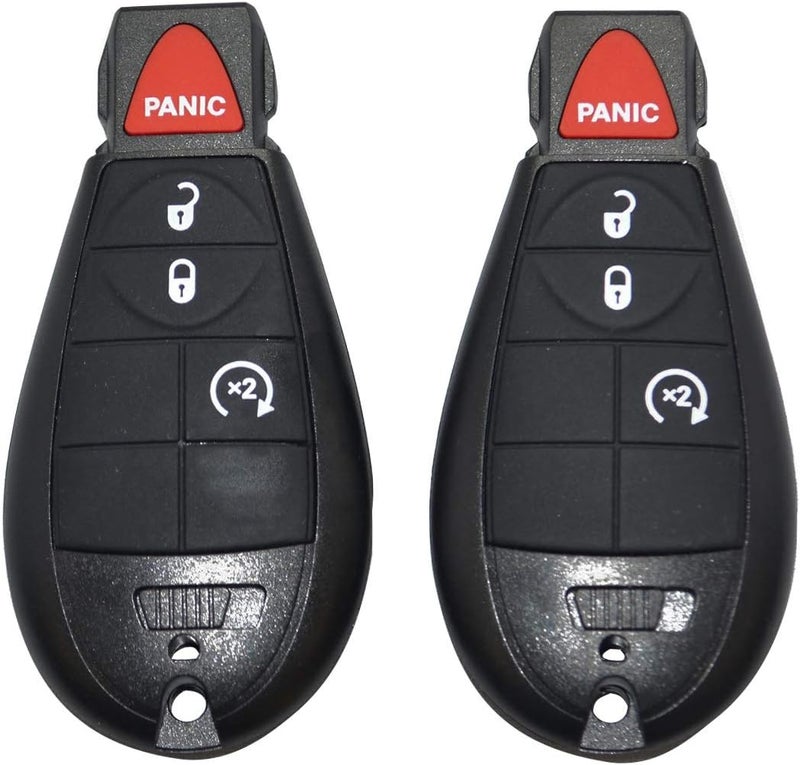 AUTO KEY MAX Car Fob Smart Key for 2013-2017 Dodge Ram 1500 2500 3500 - Pair - Image 1