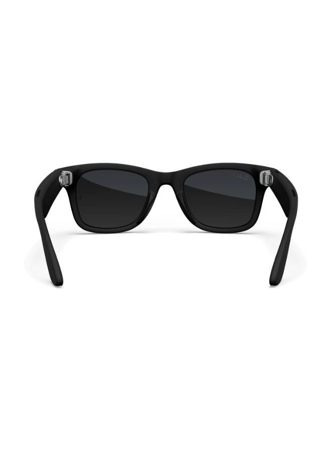 ميتا RAY-BAN Wayfarer (Gen 2) Matte Black Frame Gradient Graphite Lens Standard High bridge Matte Black Gradient Graphite - Image 5