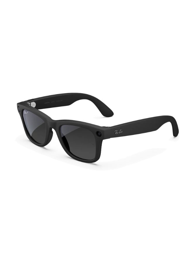 ميتا RAY-BAN Wayfarer (Gen 2) Matte Black Frame Gradient Graphite Lens Standard High bridge Matte Black Gradient Graphite - Image 1