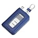 vvag Car Key Fob Holder Universal Genuine Leather Key Fob Case with Hook and Loop Tape Premium Auto Smart Key fob Holder for Remote Key Fob Car Accessories for Women Man Blue - Image 2