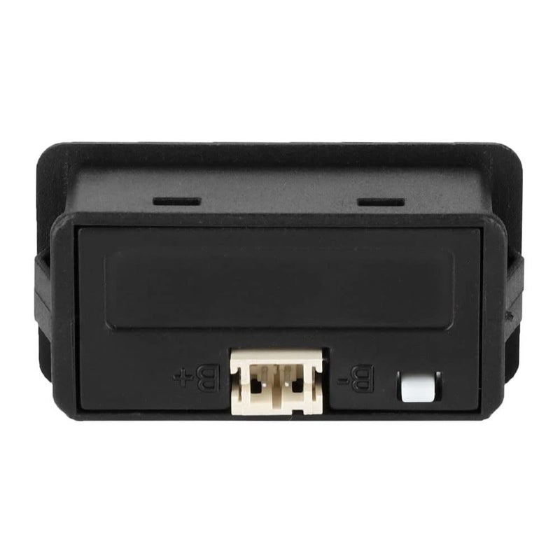 Universal Battery Capacity Indicator 12V 48V LCD Voltage Meter Backlit Display Reverse Polarity Protection Green Light - Image 3