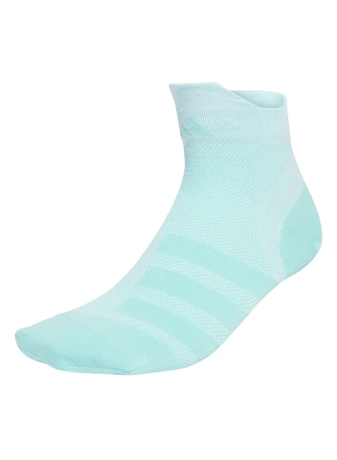 Adidas Adidas Runxadizerosock U White Running Socks For Men & Women