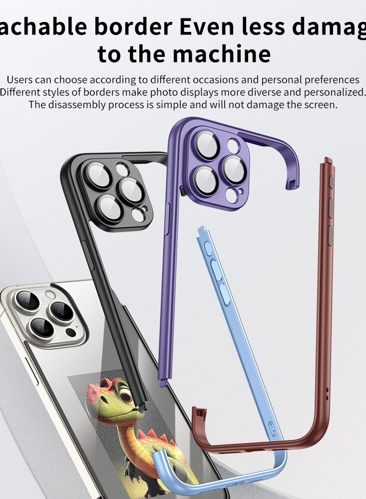 Smart Ink Phone Case,DIY Ink Screen,Compatible with IPhone15Pro,purple - Image 4