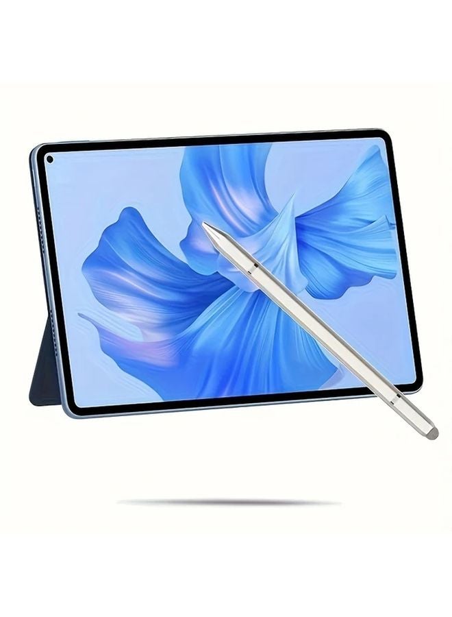 White Boxed Magnetic Capacitive Stylus Pen Battery Free Enhanced Damping For Apple Android Devices - Image 1