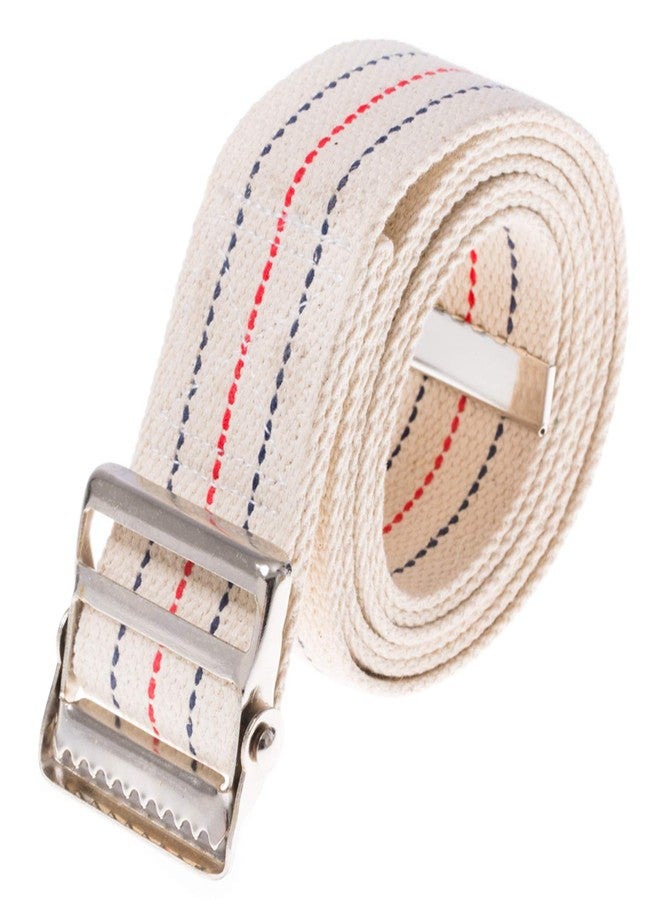 Rilekh Mulligan Mobilization Belt for Physiotherapy - Adjustable Gait Belt 90inch Length Width-2 Inch - with Metal Buckle - Transfer Walking and Standing Assist Aid for Caregiver Nurse Therapist - Image 1