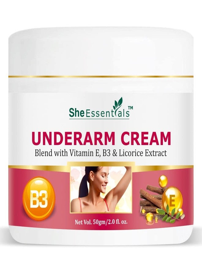 She Essentials Underarms & Intimate Areas | For Sensitive Skin of Bikini Area & Underarms | For Men & Women | For all skin types | No Parabens & Mineral Oil Day 50gm Pack of 1 - Image 1