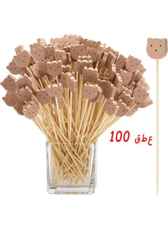 Fruit Toothpick, 100PCS Handmade Bamboo Skewer Lovely Bear Food Picks Party Frilled Toothpicks For Appetizer Fruits Dessert, Sandwich Decoration Bamboo Sticks Disposable Bamboo Sticks Fruit Sticks - pzsku/Z36FB722BD2624E44BA3FZ/45/_/1702001985/256a53c2-9ac9-457d-ac5d-4a56b0cf2f83