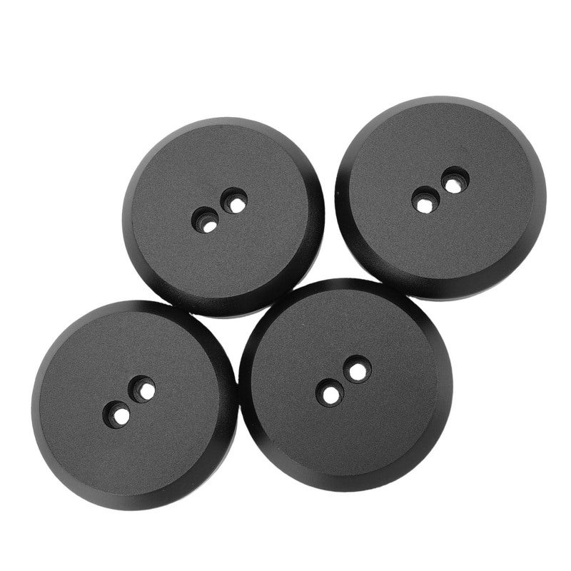 Jack Pad Adapter, 4-Piece Black Solid Aluminum Alloy - High Strength Durable Frame Protection, Lift Pad for Vehicle Maintenance Garage Use, Compatible With C5 C6 C7 C8 Models - Image 2
