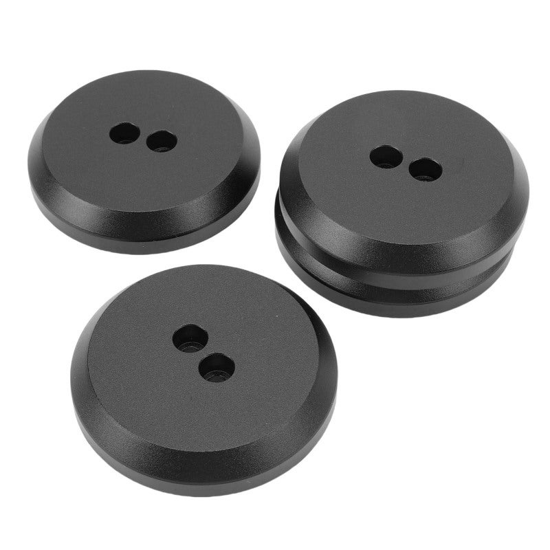 Jack Pad Adapter, 4-Piece Black Solid Aluminum Alloy - High Strength Durable Frame Protection, Lift Pad for Vehicle Maintenance Garage Use, Compatible With C5 C6 C7 C8 Models - Image 3