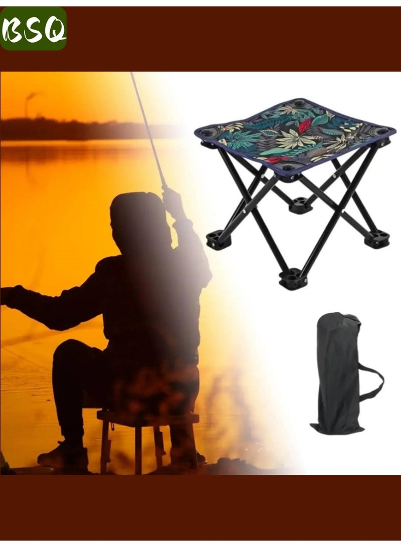 BSQ Portble Folding Camping Chair, Heavy Duty Oxford Fabric, Foldable Lightweight Outdoor Chair for Garden Patio Beaach Picnic Travel - Image 2