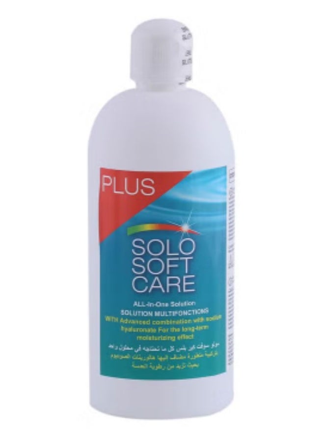 Solo Soft Care Plus All-in-One Solution for Soft Contact Lenses – 360ML - Image 2