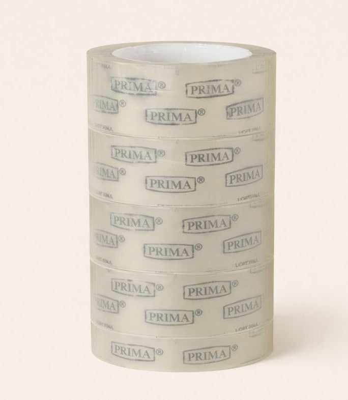 PRYMA 4 pieces of small transparent plastic adhesive tape 18mm * 32mm - Image 1