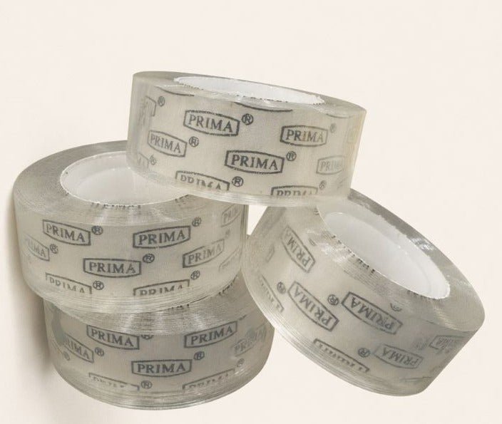 PRYMA 4 pieces of small transparent plastic adhesive tape 18mm * 32mm - Image 3