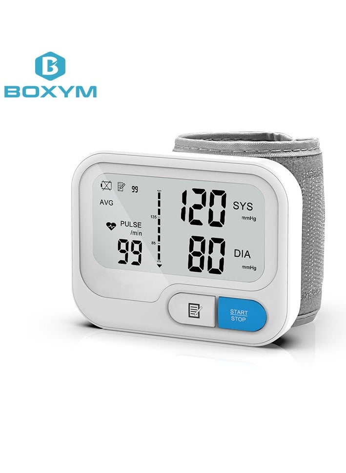BOXYM جهاز قياس ضغط الدم الأوتوماتيكي من أعلى الذراع للاستخدام المنزلي مع اكتشاف عدم انتظام ضربات القلب وقياسات سهلة ونتائج دقيقة  - Image 1
