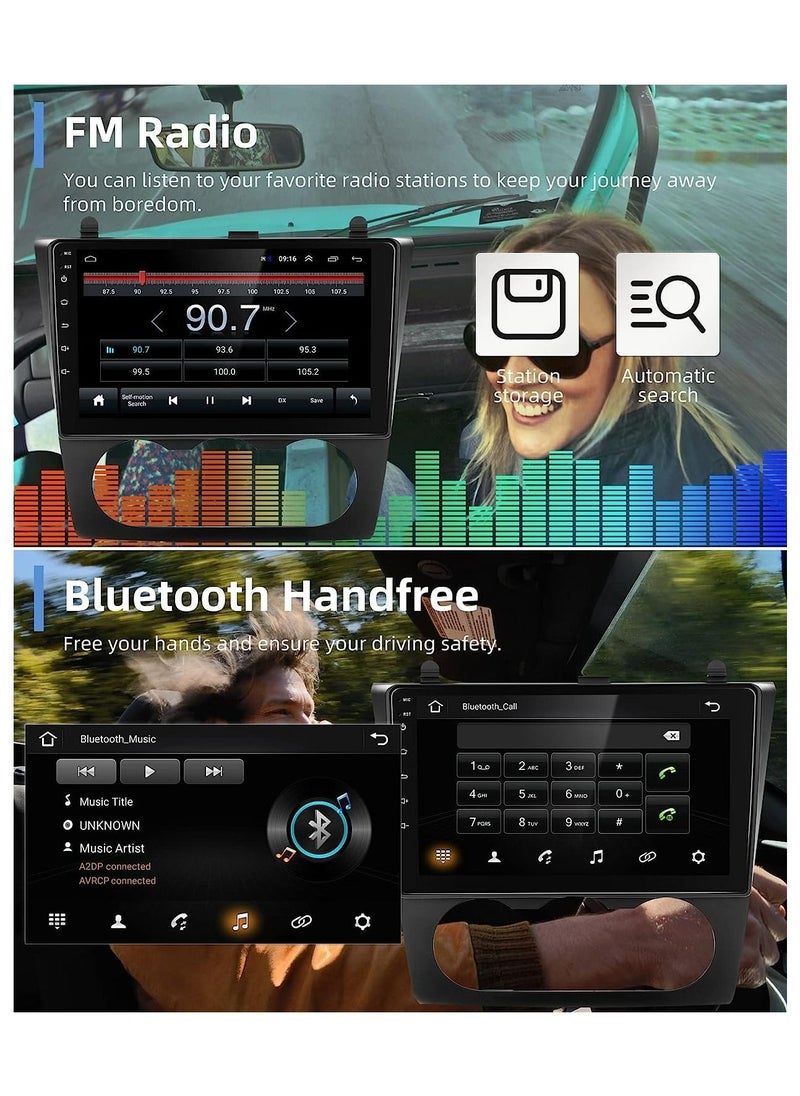 SHEZA STAR - Android Screen For Nissan Altima 2008 To 2012 4GB RAM 64GB Memory Support Apple Carplay Android Auto Full HD Touch Screen built In Bluetooth USB Radio WiFi Play Store Backup Camera include(Manual AC) - Image 1