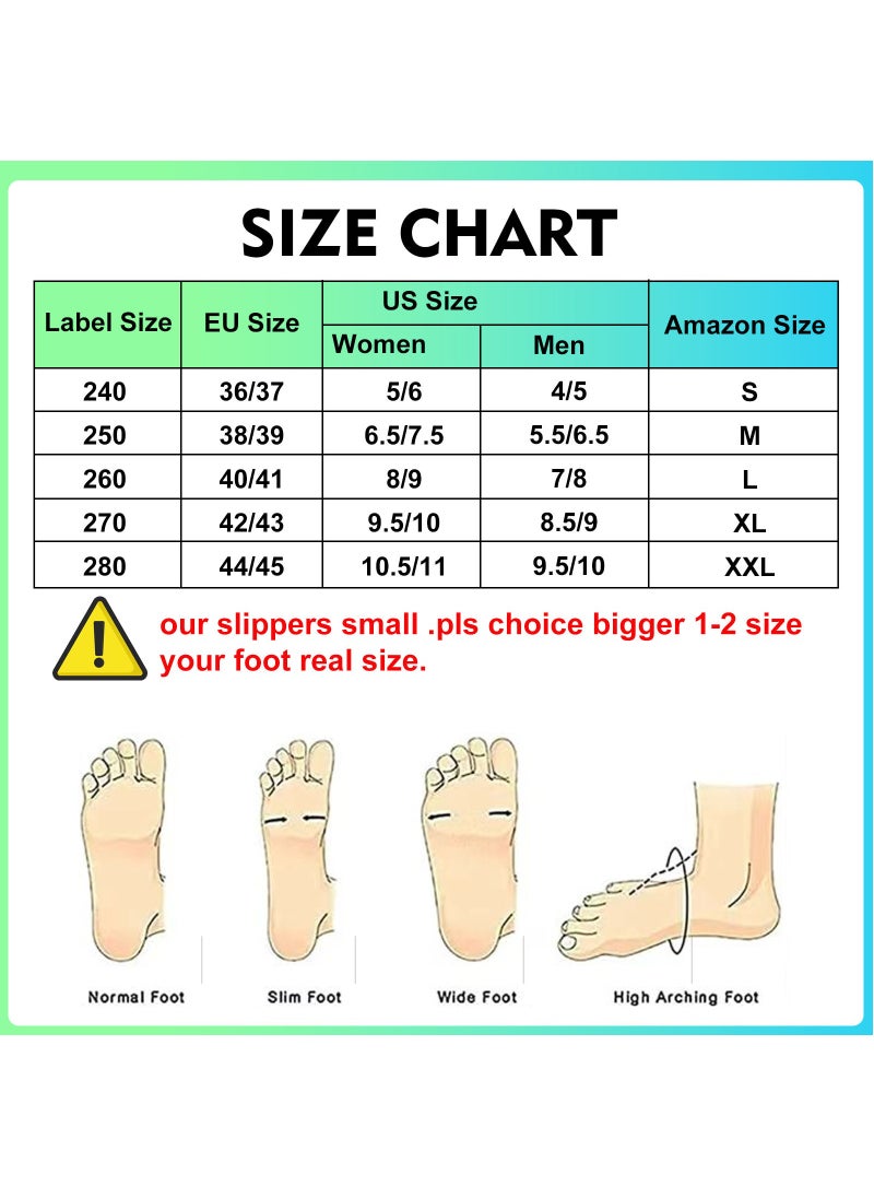 SKY-TOUCH - Bathroom Anti-slip Shower Indoor Soft Light Weight Flat Sandals Slippers for Indoor Outdoor Grey - Image 1