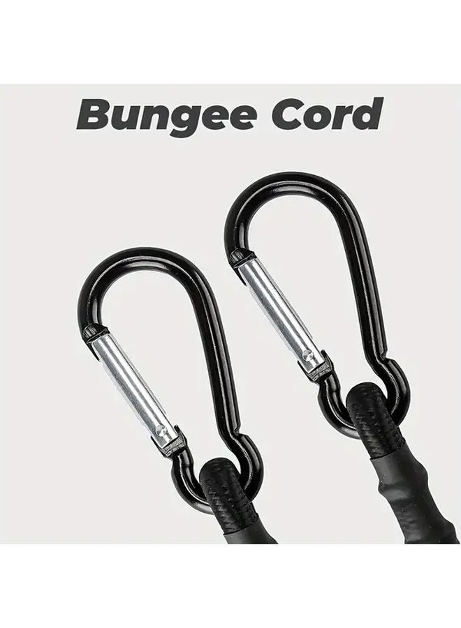 4pcs 24Inch Heavy Duty Bungee Cords with Hooks for Outdoor Camping Cargo Bike Transport - Image 5