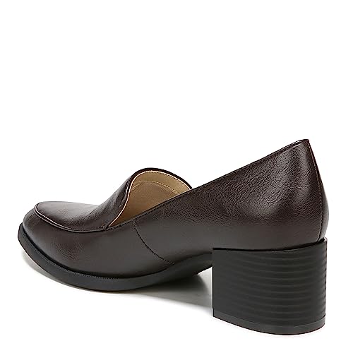 LifeStride Womens Devyn Block Heel Loafer, Chocolate, 7 Wide US - Image 5