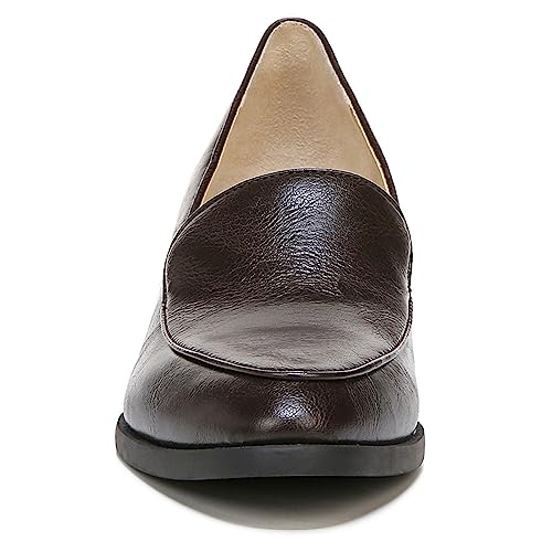 LifeStride Womens Devyn Block Heel Loafer, Chocolate, 7 Wide US - Image 3
