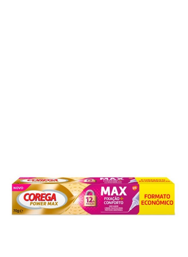 Corega Power Max Fixation and Comfort Cream 70g - Image 1