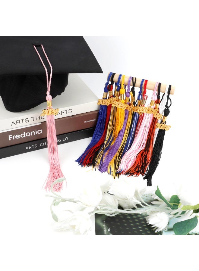 Navy Blue Graduation Cap Tassel, 2026 Gold Charm Pendant Graduation Hat Tassels, Graduation Hat Decorative Accessories for 2026 Graduate Ceremony - Image 5