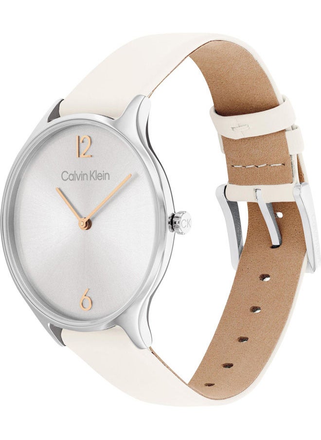 CALVIN KLEIN Leather Analog Watch 25200010  - Image 2