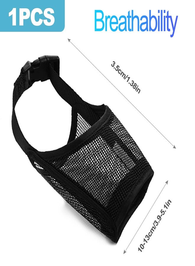 CoguZed 1-Pack Single Pack Soft Dog Muzzle for Small Dogs – Hypoallergenic Breathable Mesh with Bite & Barking Prevention, Adjustable Ergonomic Fit - Image 2
